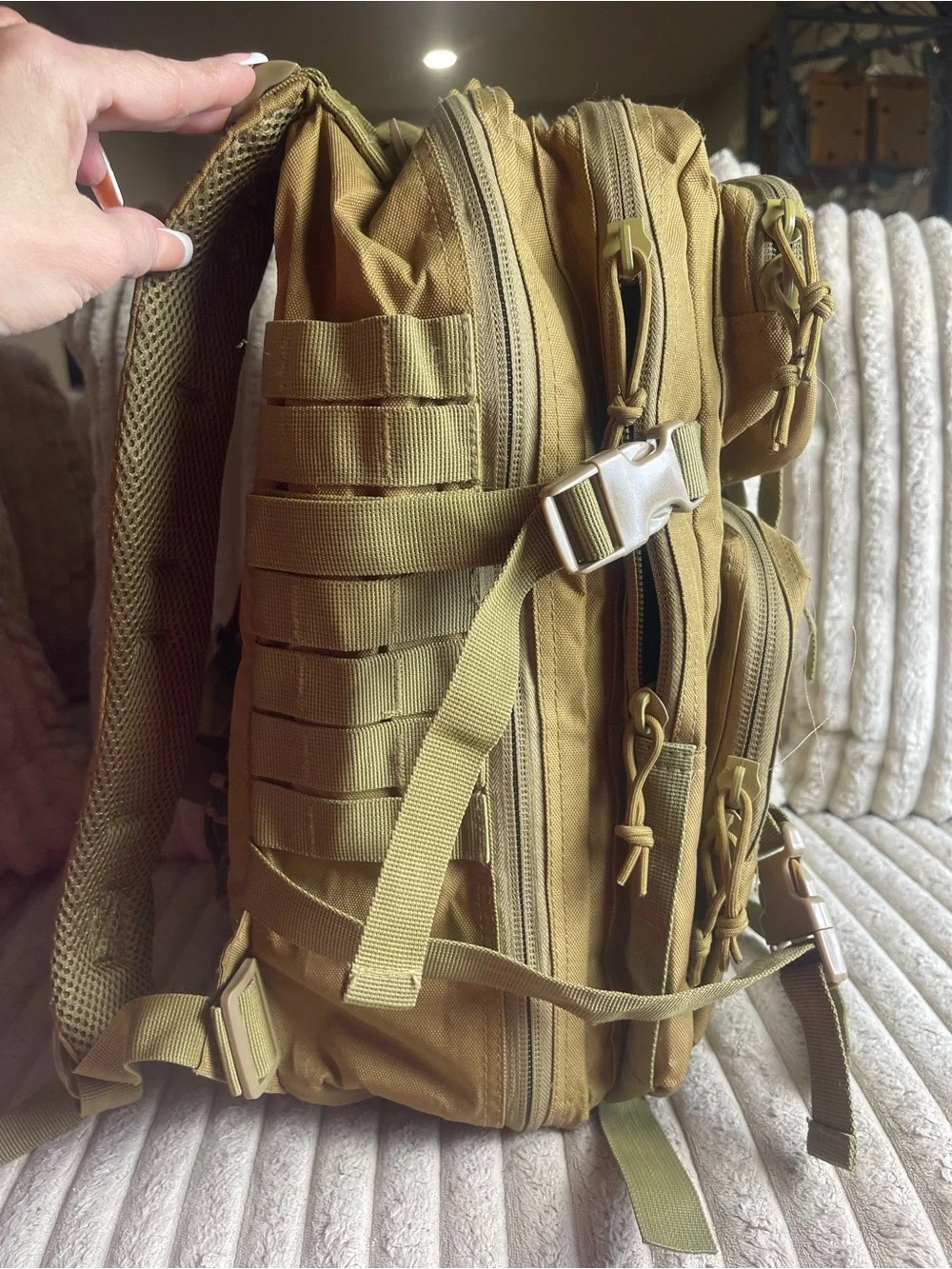 Tactical Military Backpack Coyote Tan MOLLE 3-Day Assault Rucksack Bag